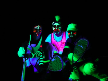 Black Light Blackminton game