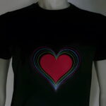 Rainbow Heart LED Light Up T-shirt - Image 4