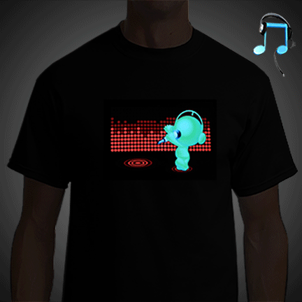Music Equalizer LED T-Shirt