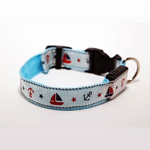 Sailboats Dog Collar