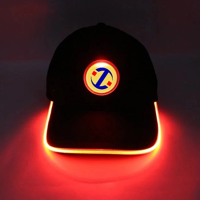 LED Hat Front On