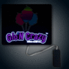 Light animation of Glo'n Crazy Custom Logo EL Light Up Panel with Sound activated battery pack