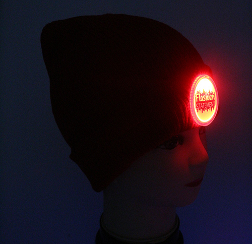 Black Beanie Red Logo