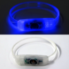Blue LED Bracelet, Lit Up in Dark, Turned Off and Clear