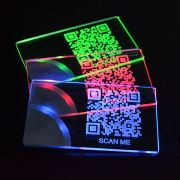 Custom LED Business Cards: USB Rechargeable
