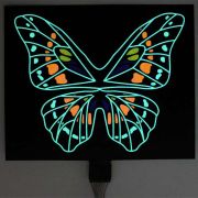 Butterfly design EL panel