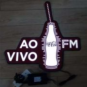Coca-Cola Radio FM Poster design lighting up brightly