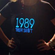Custom Taylor Swift 1989 concert LED t-shirt