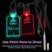 paint pens used on custom led id badges