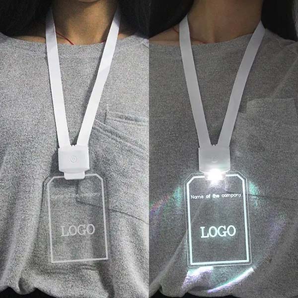 LED ID badge holder – Facelesstech