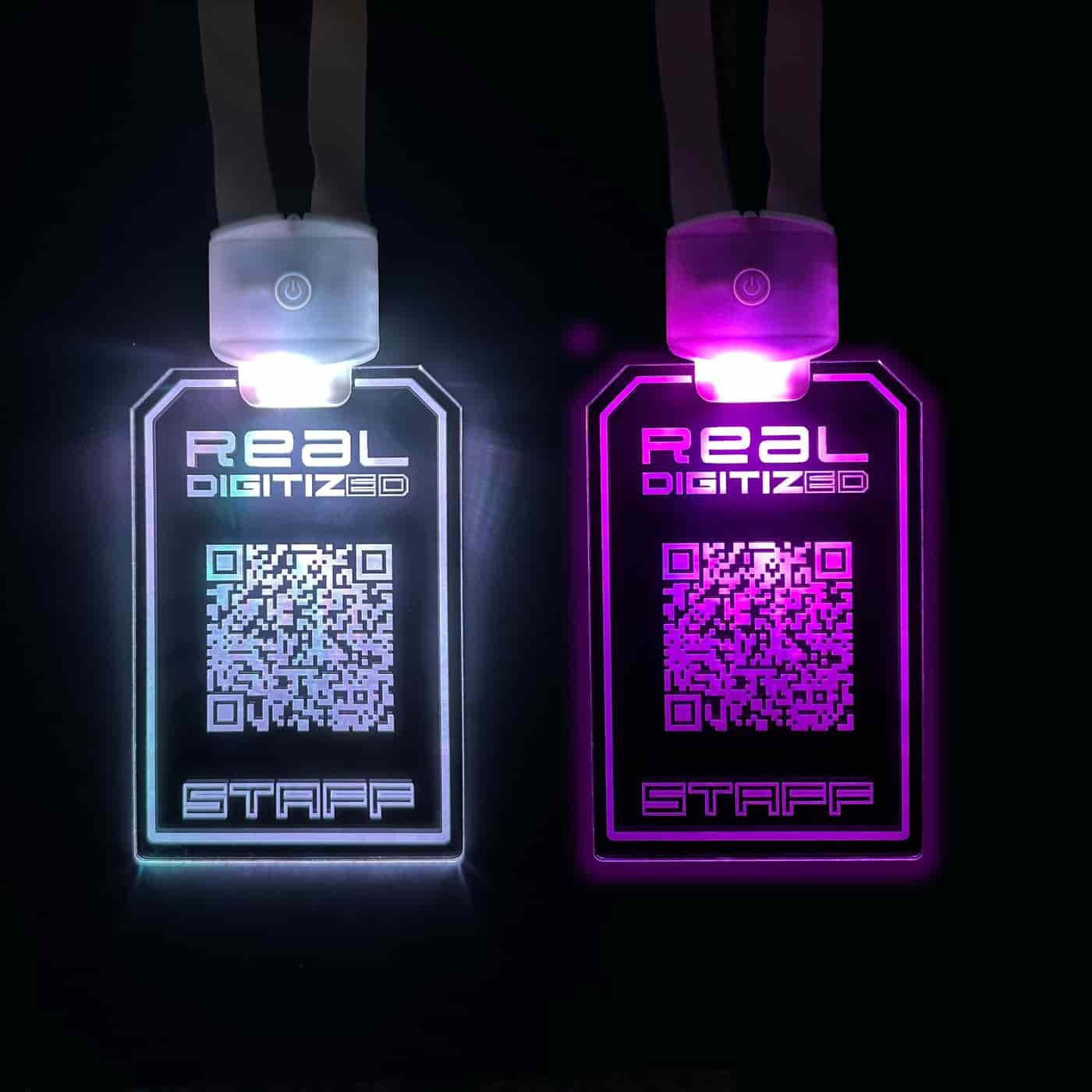 Custom Acrylic LED Badges