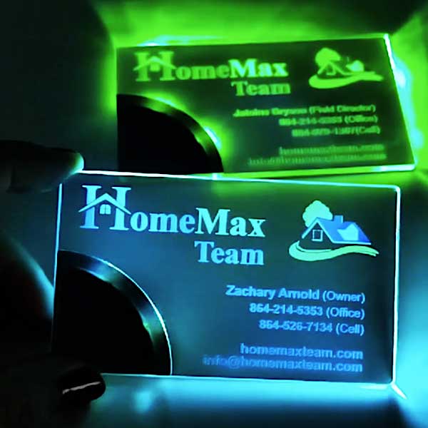 Custom LED Business Cards