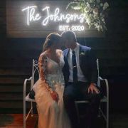 wedding party custom neon sign