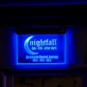customized led hanging sign for band