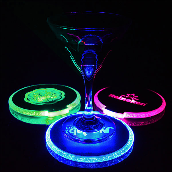 A Fabulous LED Light-up Drink Coaster For Your Party