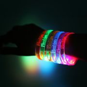 Custom LED Light Up Bracelets: On/Off/Flashing