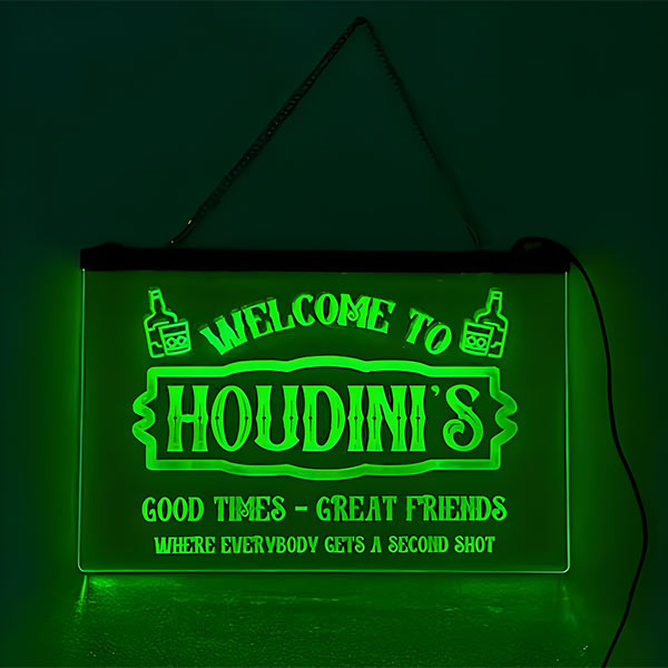Custom Edge Lit Acrylic LED Signs