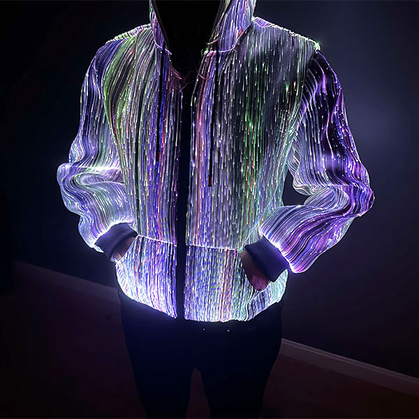 Light Up Fiber Optic Jacket