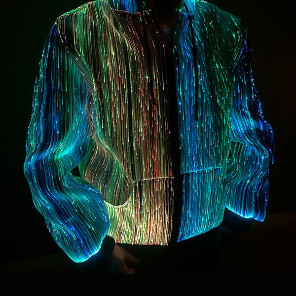 Flashion Statement Light Up Hoodie (Fiber Optic LEDs)