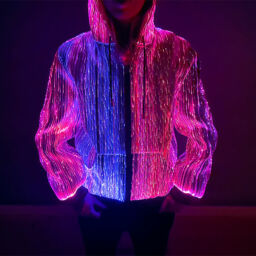 Light Up Hoodie (Fiber Optic LEDs)