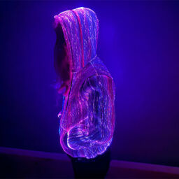 Light Up Hoodie (Fiber Optic LEDs)