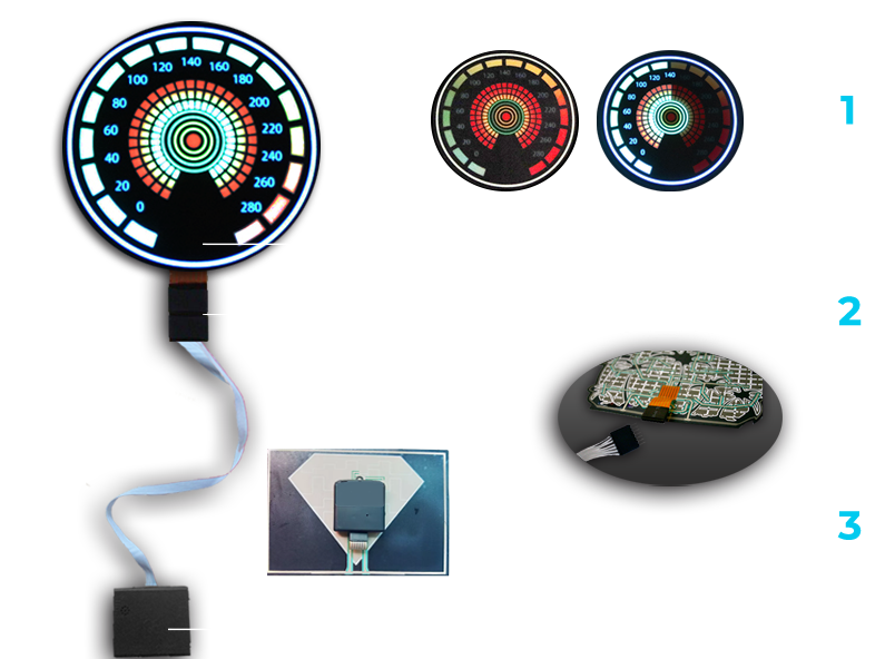 EL Light up panel diagram