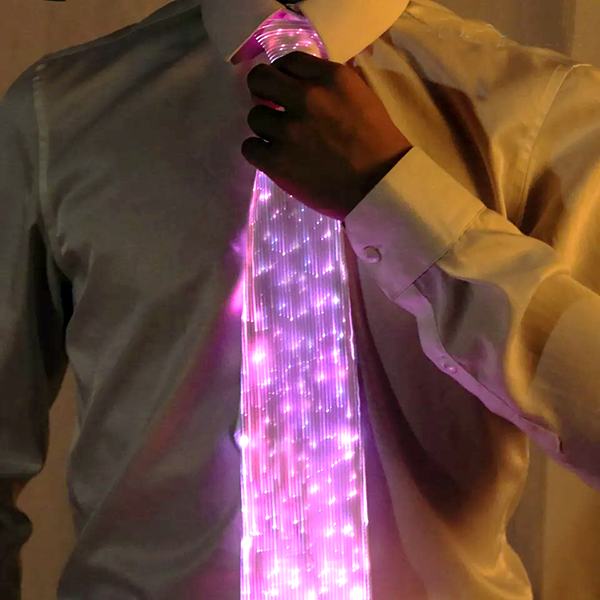 Fiber Optic Light Up Tie - Flashion Statement