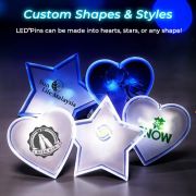 Custom Light Up LED Pins