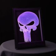 custom engraved acrylic edge lit photo frame