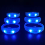 Flashing silicone bracelets changing colors