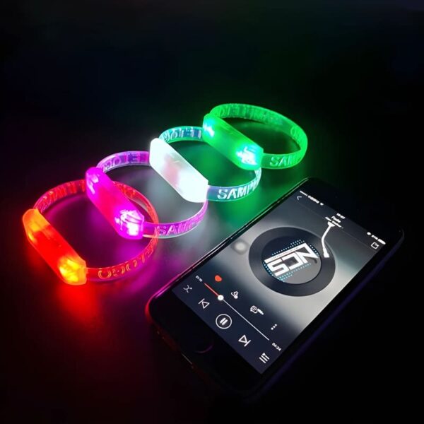 Custom Sound Activated LED Bracelets - Image 3