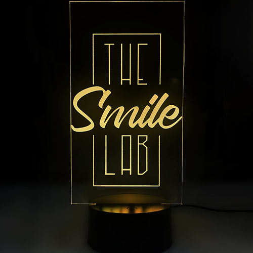 Custom Acrylic LED Table Sign