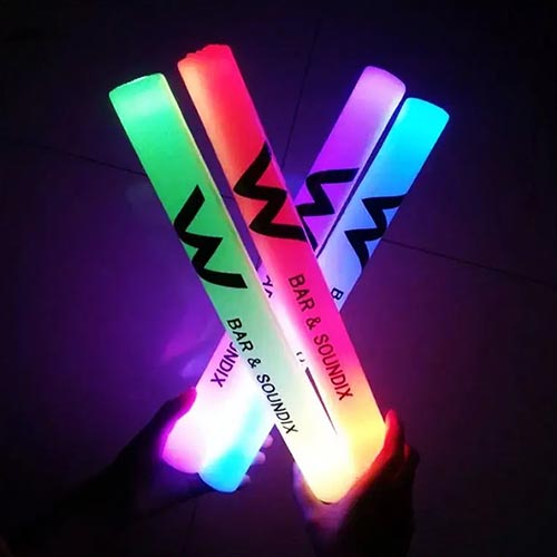Custom 16″ LED Foam Sticks