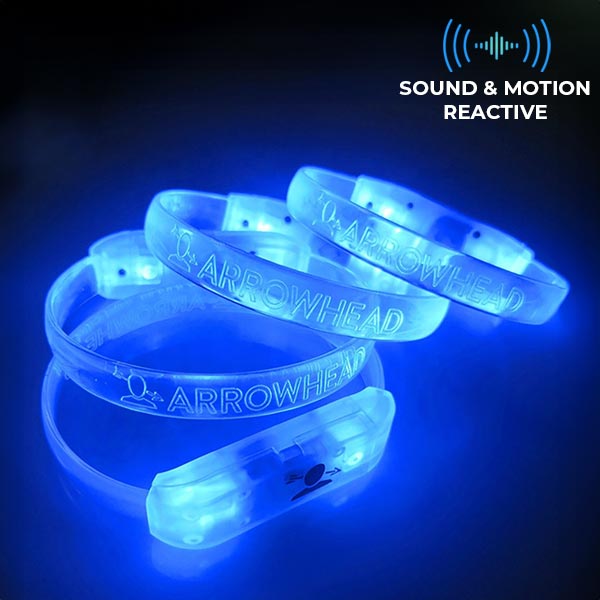 Custom Sound Activated LED Bracelets
