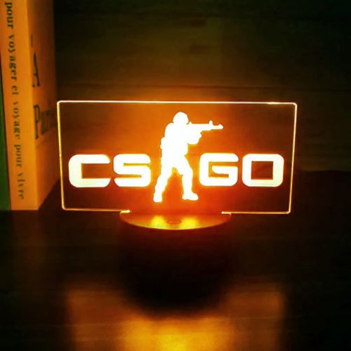 Custom paintball sports team LED sign logo