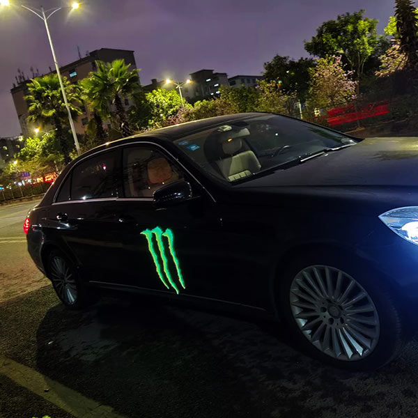 Custom “EL” Light Up Car Stickers