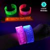 Custom XL Magnetic LED Wristbands: On/Off/Flashing