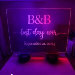 Large Acrylic LED Table Sign Centerpiece - Image 15