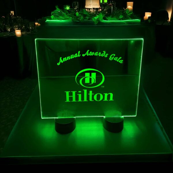 Large Acrylic LED Table Sign Centerpiece - Image 12