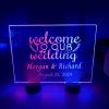 Large Acrylic LED Table Sign Centerpiece
