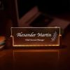 Acrylic LED Name Desk Sign