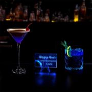 Happy Hour Light up card display for bar