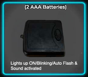 Multi Function: Constant on/ Blinking/Sound activated & Animated)